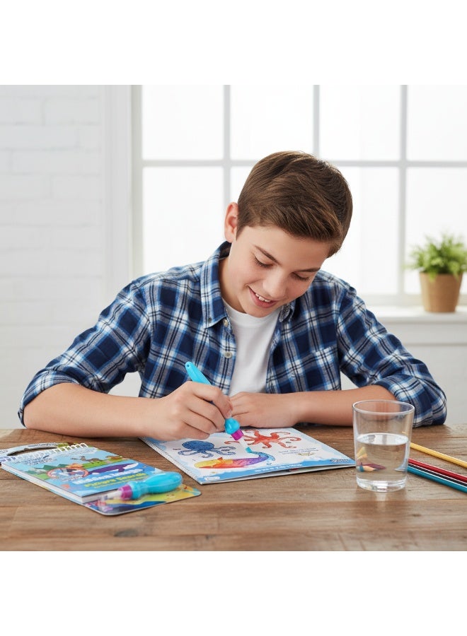 SKOODLE Hidden Image Picture Search Magic Pad with Brush| Reusable Fun Water Reveal Activity Pad | Mess Free Creative Toy For Kids | Age 3+ - Image 3