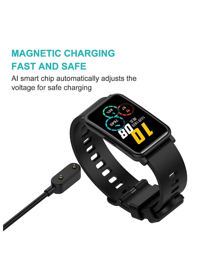 Charger Compatible with Huawei Watch Fit, USB Charging Cable Cord Base Dock Charger Adapter Stand For Huawei Band 6/7/8 smartwatch (Black) - Image 1