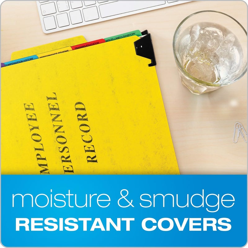 Pendaflex SER2YEL Yellow Personnel Folders with 1/3 Cut Hanging Top Tab - Letter Size - Image 5