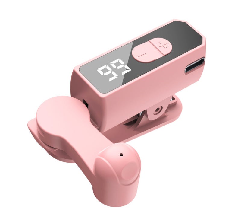 Automatic Clicker: Pink 60g Portable Tap Device - Silent Air-Tap Technology 107-Level Control for Hands-Free Gaming Work Multitasking - Image 1