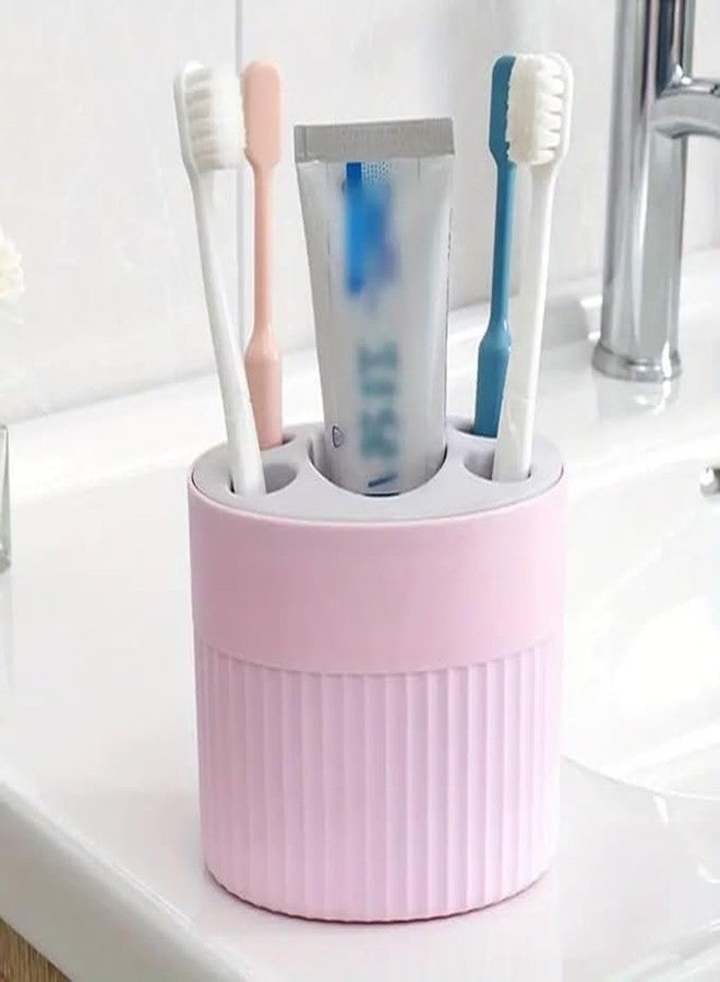 GAMAHA Family Shower Toothbrush Holders for Bathroom Stand - 5 Compartments Toothpaste Brush Holder, Home& Garden Toothpaste Toothbrush Holders (Multicolor) - Image 2
