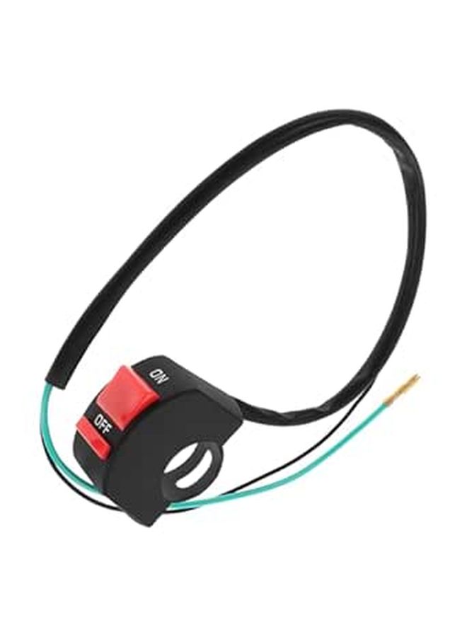 Motorcycle Handlebar Control Switch Connector Replacement for Headlight Black - Image 1
