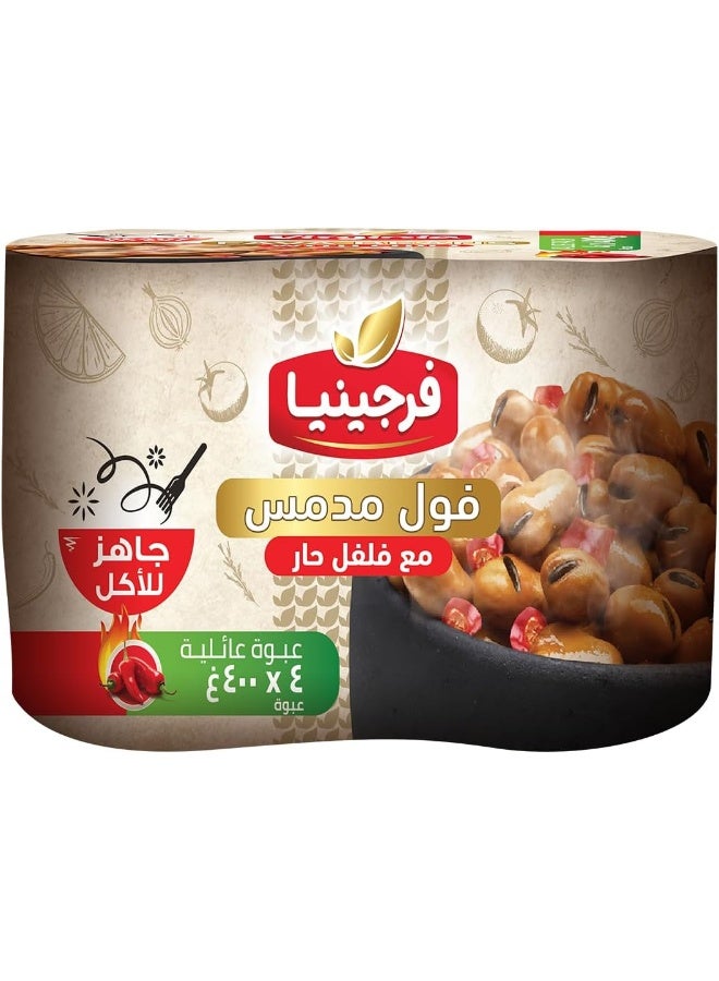 Virginia Fava Beans Spicy 400Gm (4 Pack)