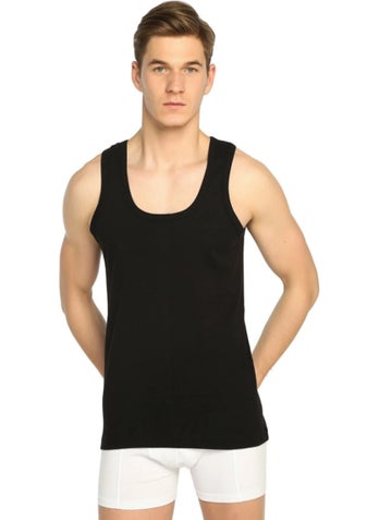 Tutku 2 Pieces Black Color Rib Athlete 