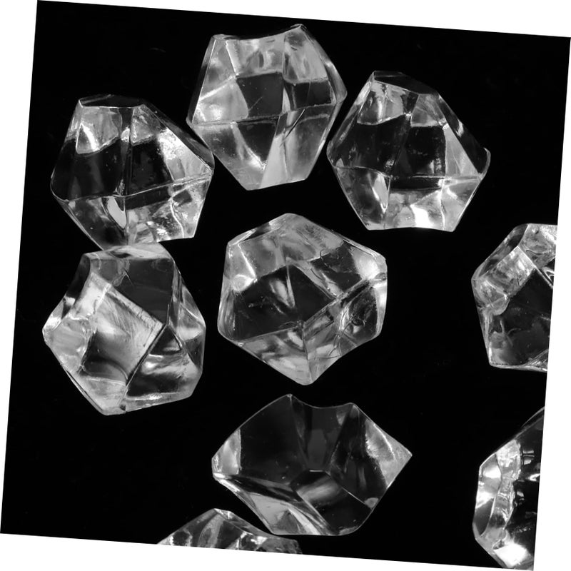 Reusable Plastic Ice Cubes 400 Pcs Wedding Party Home Decor Photo Prop - Image 4