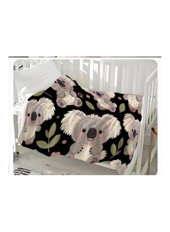 general Children's or student cartoon flannel thin blanket (warm and comfortable, suitable for sleep, games) 100cm*150cm - Image 1