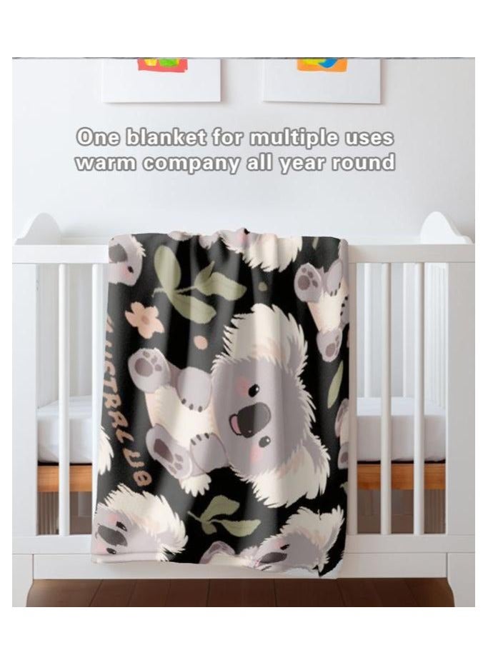 general Children's or student cartoon flannel thin blanket (warm and comfortable, suitable for sleep, games) 100cm*150cm - Image 3