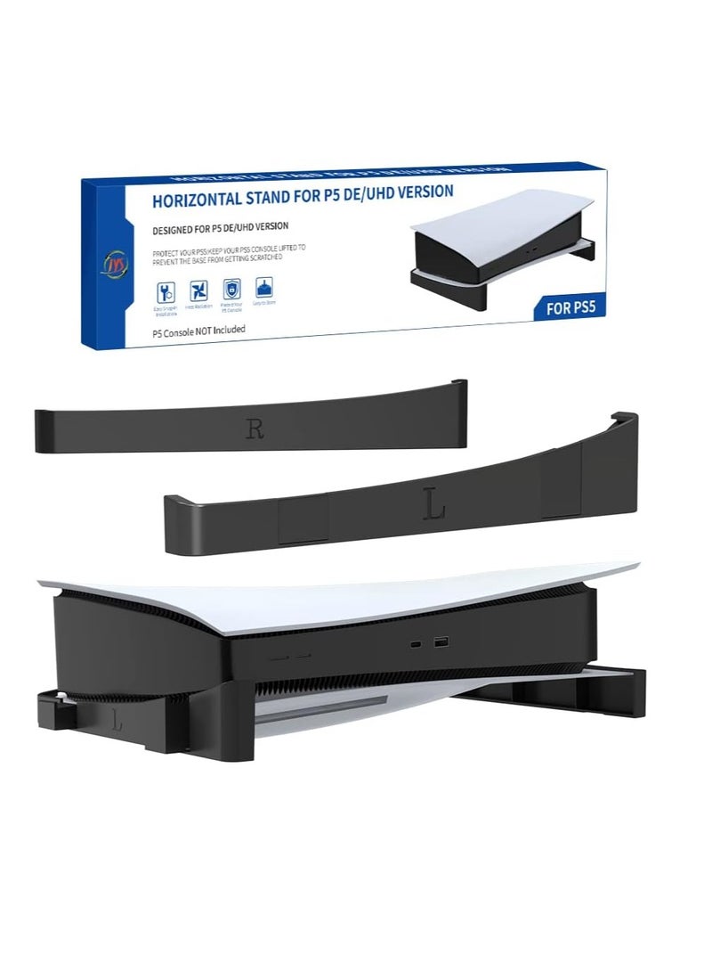 JDDWIN Console Wall Mount Kit for PS5 Disc and Digital Edition Compatible with PS5 Controller Headset VR2 Accessories Wall Mount Stand Holder (PC)  - Image 1