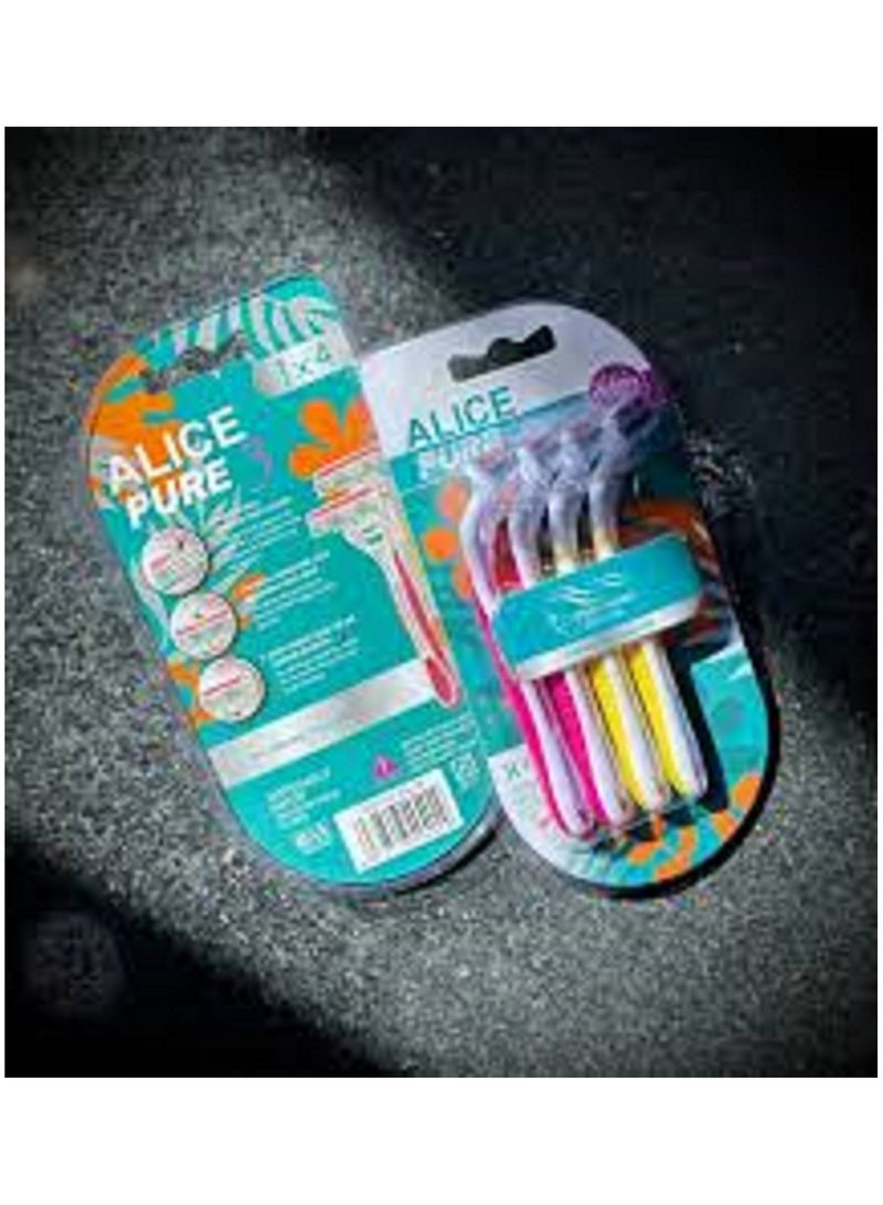 Alice Easy Shaving Simple Life Smoother 4 Blades  - Image 2