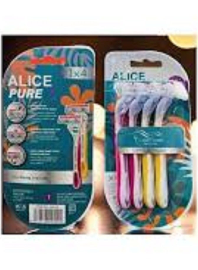 Alice Easy Shaving Simple Life Smoother 4 Blades  - Image 3