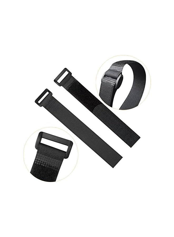 PROMASS promass Reusable Cinch Straps/Hook and Loop Reusable Cable Ties 1" x 12" Pack of 10  - Image 5