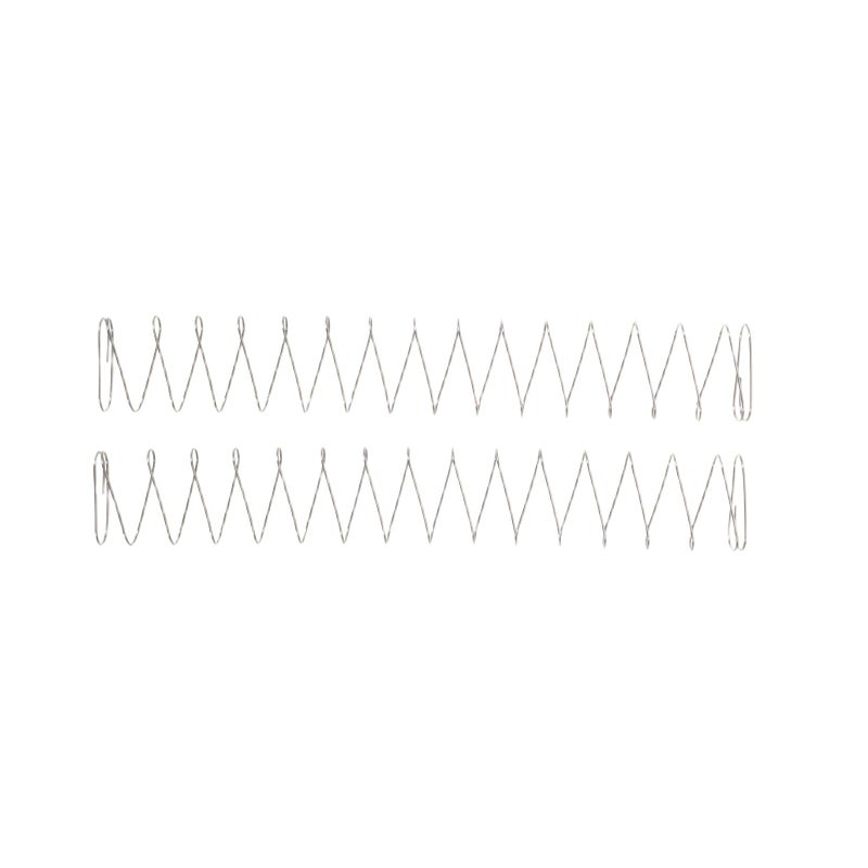 2pcs Pressure Flat Spring: 170mm Trapezoidal Compression Spring Component - High Strength Flat Wire Component For Mechanical Applications - Image 1