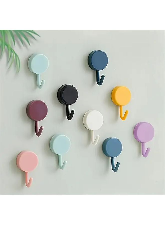 7 قطع من الخطافات اللاصقة الملونة للجدران للمفاتيح والمناشف في الحمام وغرفة النوم ومدخل المنزل - Image 3