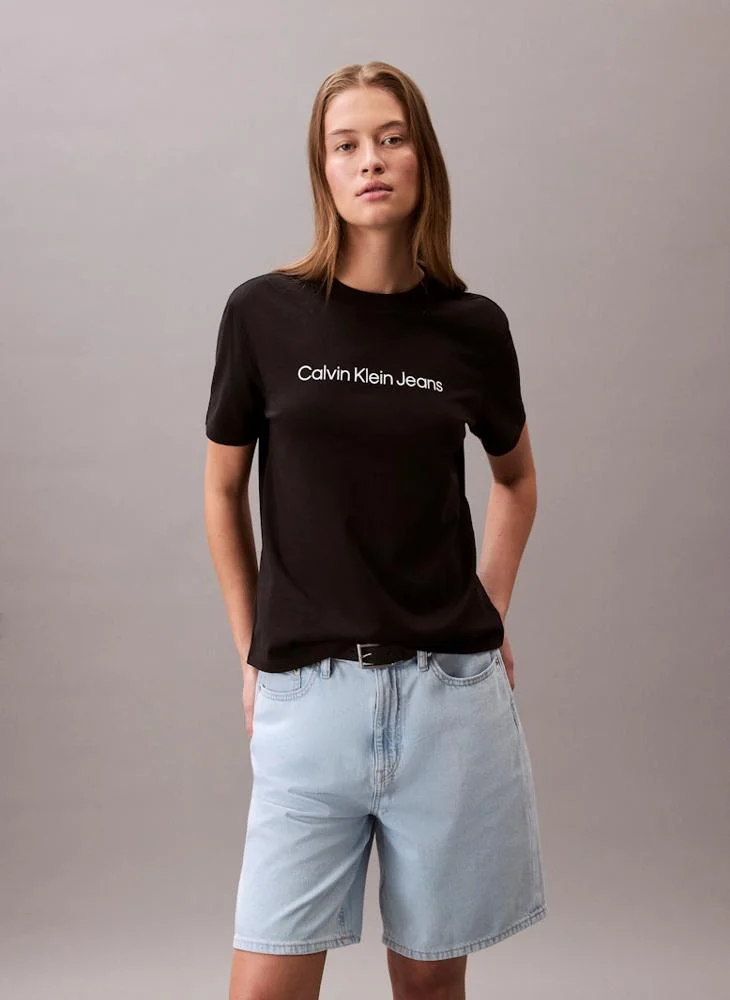 كالفن كلاين جينز Graphic Crew Neck T-shirt