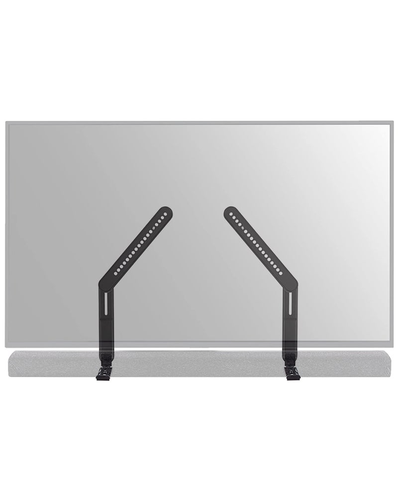 SANUS Universal Soundbar TV Mount Kit for Mounting Soundbars Under TV Fits Most Sound Bars Up to 15 Lbs Easy Install Full Motion Capability SOASBM2