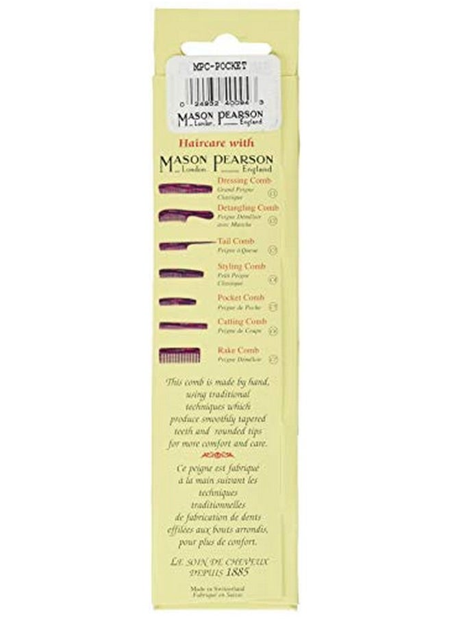 Mason Pearson - Pocket Comb, 0.1 Lb. - Image 1