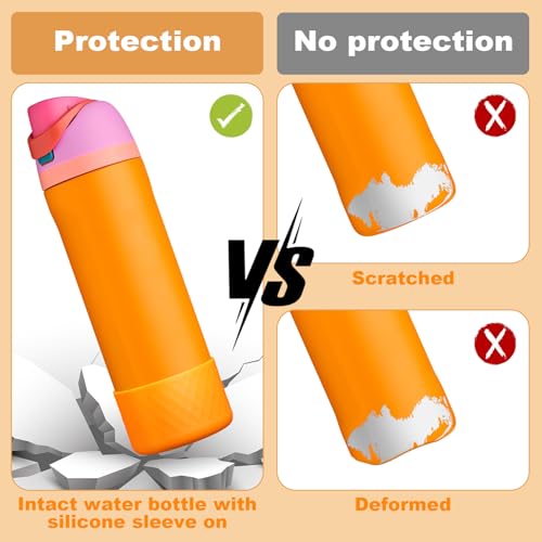 Beonsky Silicone Boot for Owala Water Bottle 24 oz, Anti-Slip Protective Sleeve for FreeSip/Twist/Flip Stainless Steel Water Bottles Accessories - Image 3