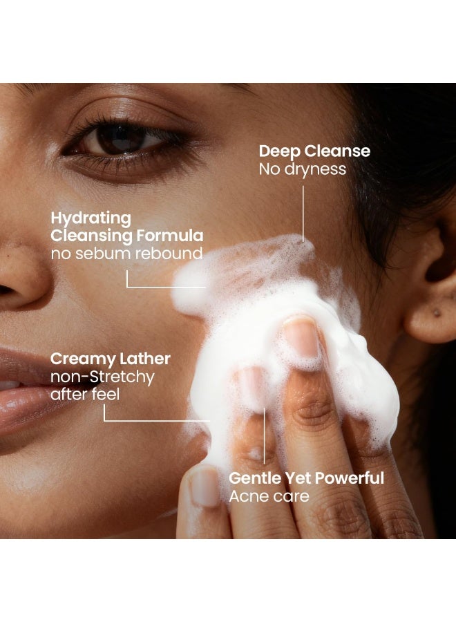 Kaya Clinic Kaya Acne Care Purifying Face Wash with Salicylic Acid | Dermatologist-Developed Cleanser with 22 Years of Expertise | Fights Pimples, Reduces Acne & Controls Oil | For Oily & Acne-Prone Skin | Men & Women | 100ml - Image 2