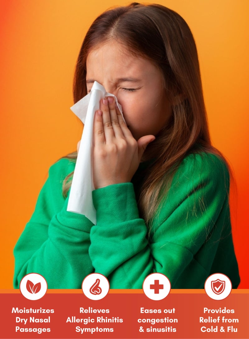 otomar Cold and Flu Kids Hypertonic Nasal Saline Spray 125 ml  - Pack of 2 - Image 3