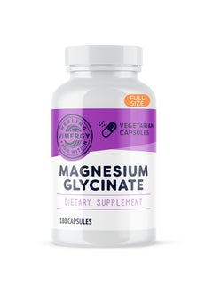 Vimergy Magnesium Glycinate, 90 Servings – with Turmeric & Ginger - Promotes Relaxation & Sleep – Supports Bone, Muscle & Heart Health - Gluten-Free, Kosher, Vegan & Paleo Friendly, Capsule  - Image 1