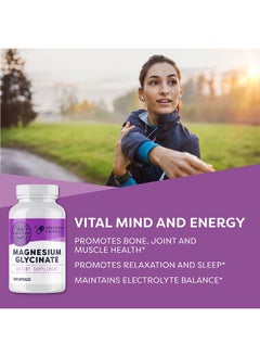 Vimergy Magnesium Glycinate, 90 Servings – with Turmeric & Ginger - Promotes Relaxation & Sleep – Supports Bone, Muscle & Heart Health - Gluten-Free, Kosher, Vegan & Paleo Friendly, Capsule  - Image 2