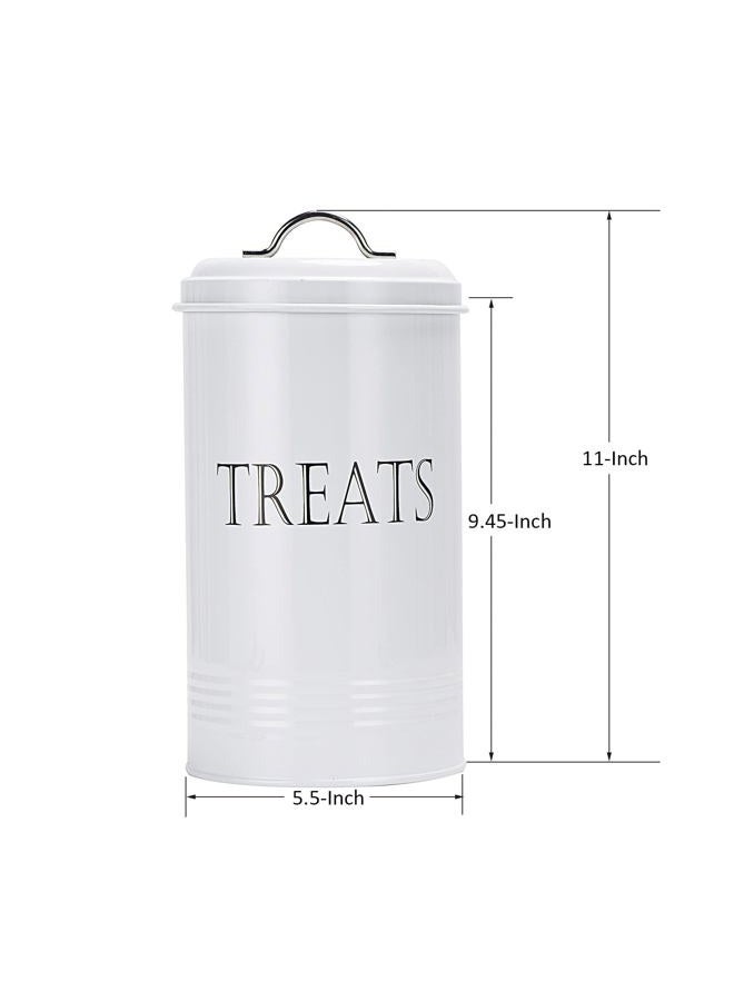 Brightalk Treat Jar with Lid, Counter Top Canister Decorative Storage Container for Farmhouse Kitchen - Image 2