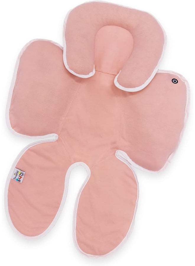 Travel Bug Travel Bug Baby Cuddler Head & Body Support with Vibrating Soother (Pink Floral)