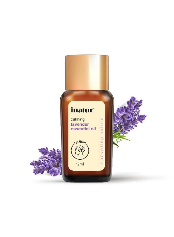 inatur Lavender Essential Oil | 100% Pure & Natural Steam distilled Lavandula angustifolia| Therapeutic grade | Multipurpose use for skin, hair, Aromatherapy & Diffuser| Promote Better Sleep | 12ml - Image 1