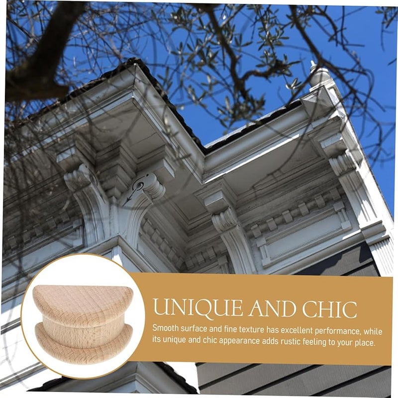 Khaki Roman Column Carving Onlays 4 5X3X2 CM 20pcs Furniture Wall Cabinet Decor - Image 3