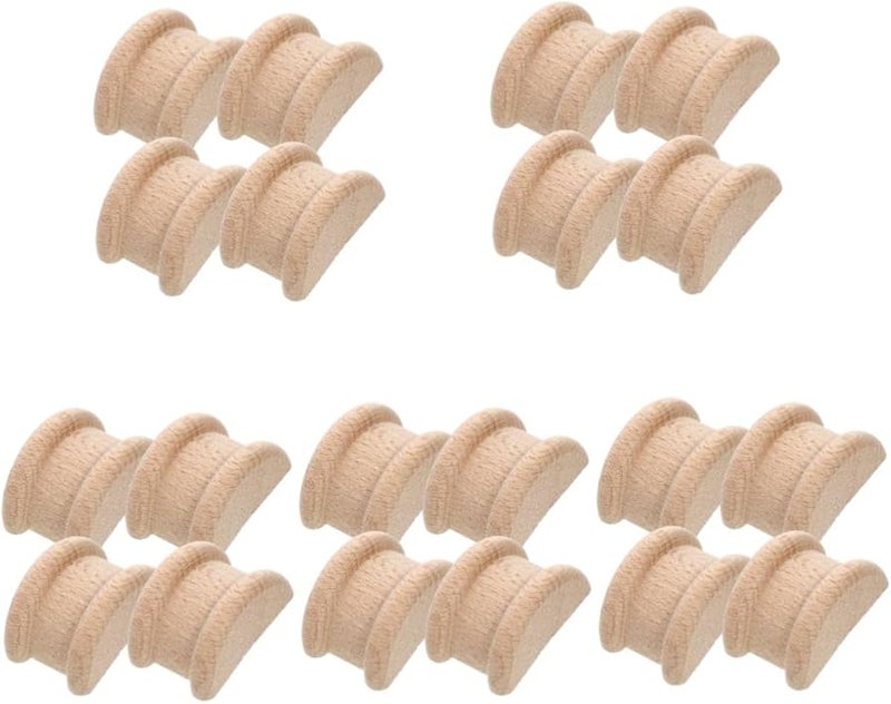 Khaki Roman Column Carving Onlays 4 5X3X2 CM 20pcs Furniture Wall Cabinet Decor - Image 2