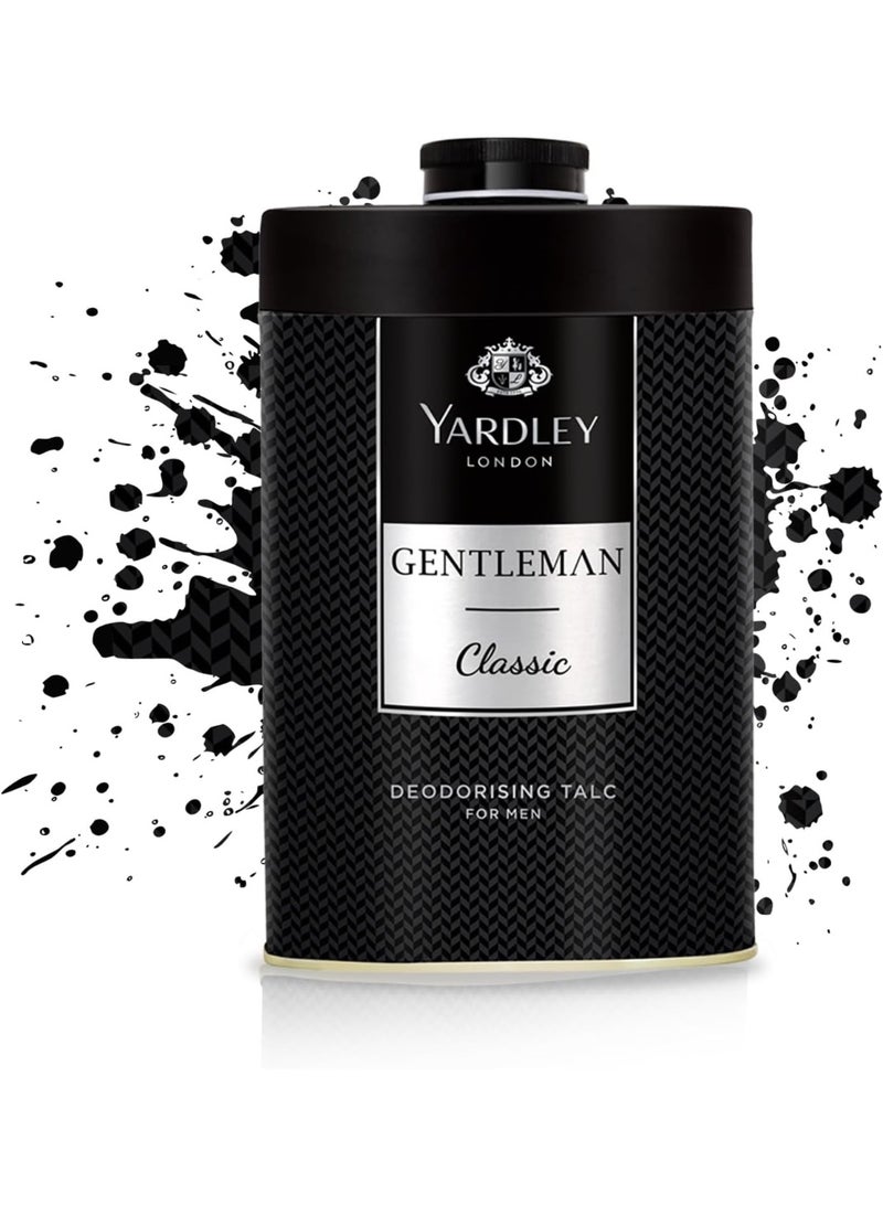 Yardley London Twin Talc Men- (2X250gm) Clasic + Arthur – Premium Men's Grooming Essentials - Image 3