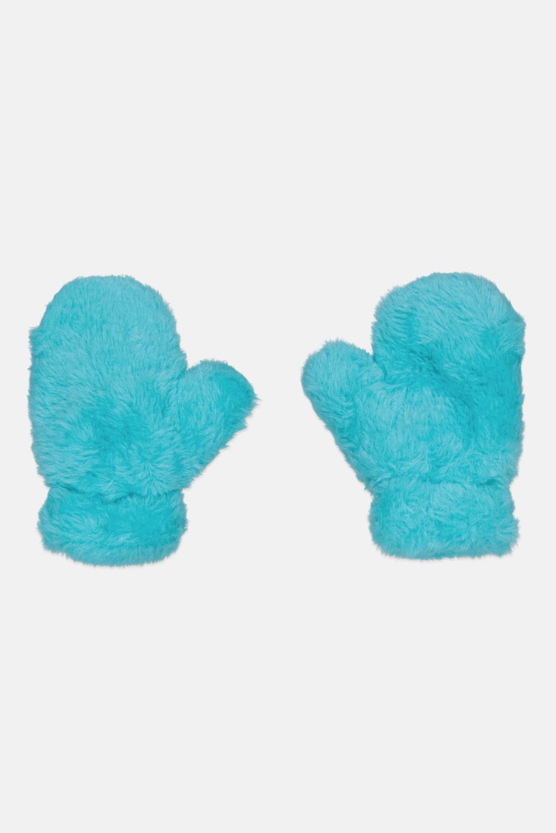 Royal Deluxe Toddlers Girl Textured Mittens, Assorted - Image 1