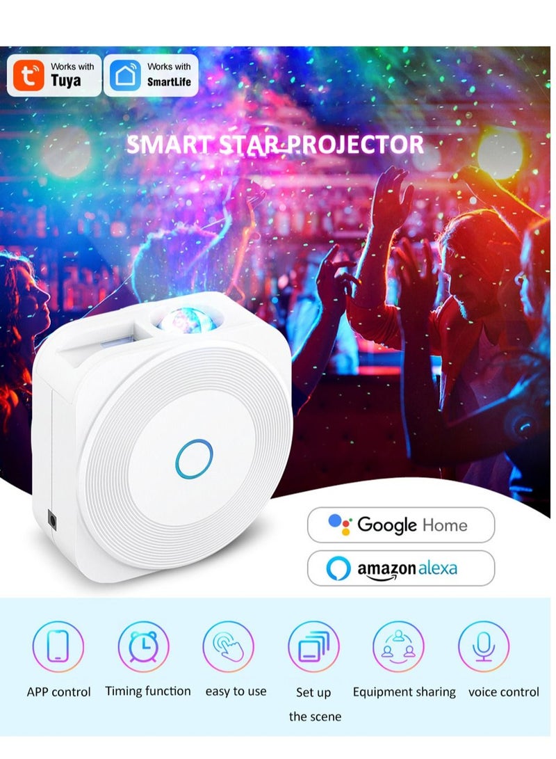 Mi VAZA WiFi Tuya Smart Star Projector Galaxy Laser Starry Sky Projector Waving Night Light  APP Wireless Control Alexa Google - Image 1