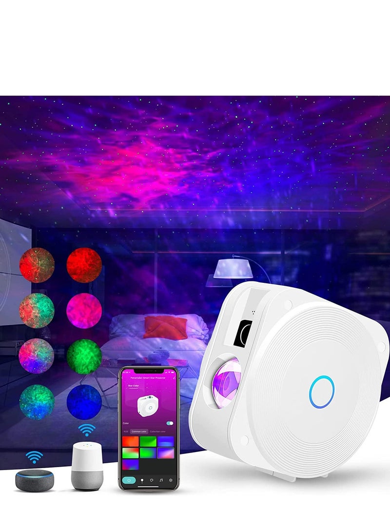 Mi VAZA WiFi Tuya Smart Star Projector Galaxy Laser Starry Sky Projector Waving Night Light  APP Wireless Control Alexa Google - Image 2