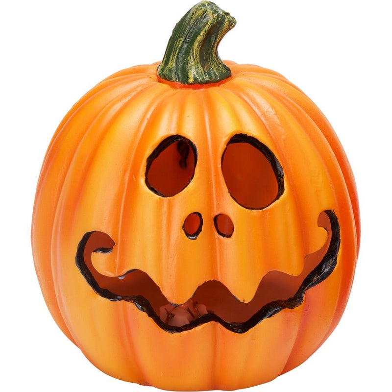 Koopman Pumpkin Decoration with LED – 14x15cm Assorted Halloween Ornament, Holiday Seasonal Decor for Home, Tabletop & Festive Display - Image 2