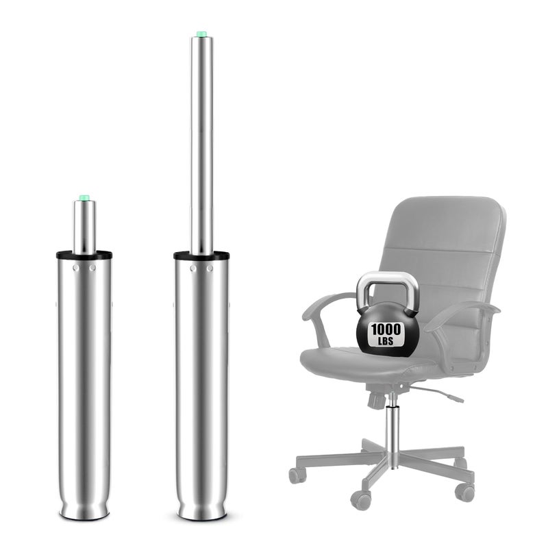 11 Inches17 Inches Office Chair Gas Lift Cylinder Replacement Tall Chair Cylinder 55 Stroke Hydraulic Pneumatic Shock Piston Heavy Duty Fit for Most Office Chairs Class 4 Polished Steel