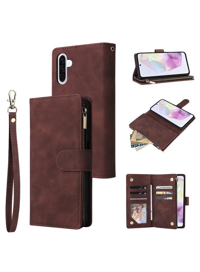 S-TOP Case For Samsung Galaxy A26 5G Multifunctional Frosted Zipper Wallet Leather Phone Case - Image 1