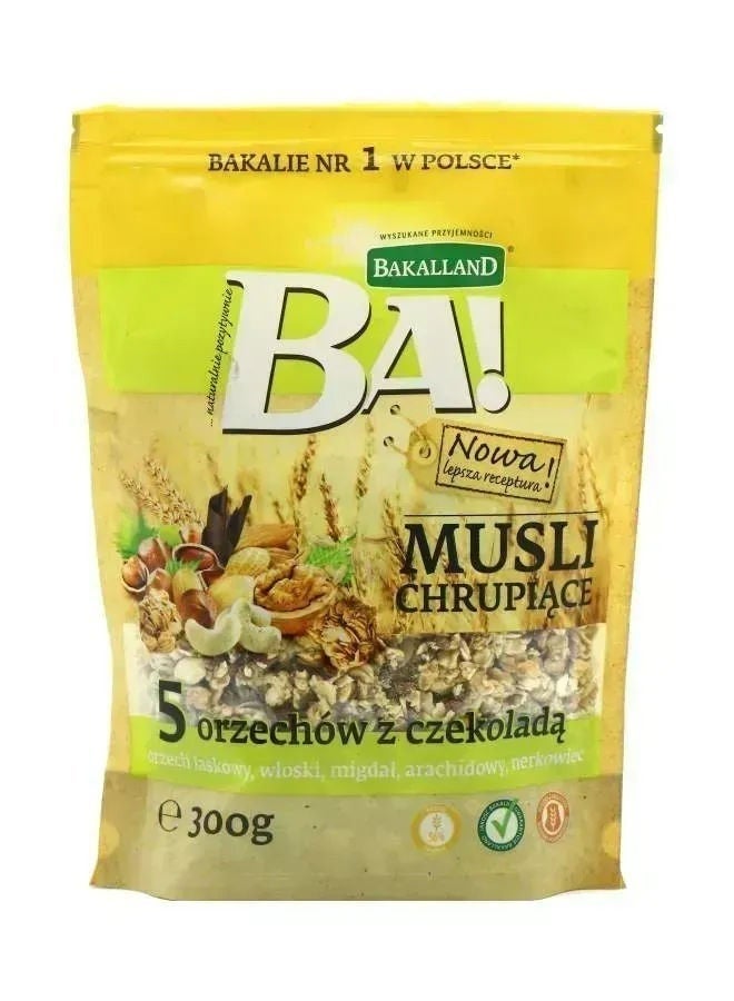Crunchy Muesli With 5 Nuts, Poland