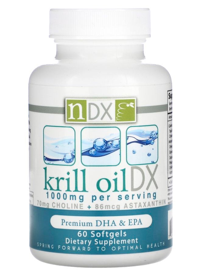 Krill Oil DX Premium DHA & EPA 1000 mg 60 Softgels (500 mg per Softgel) - pzsku/Z060803E99B08943E4DD5Z/45/_/1729515241/15bdcd34-baf2-41ad-b8e4-ed39de64eb84