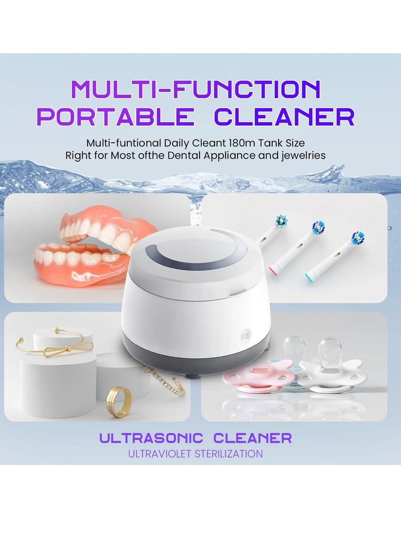 general Ultrasonic Retainer Cleaner Machine - Multipurpose Ultrasonic Cleaner with UV LightUltrasonic UV Cleaner for Dentures, Aligner, Mouth Guard, Whitening Trays, Toothbrush Head  - Image 5