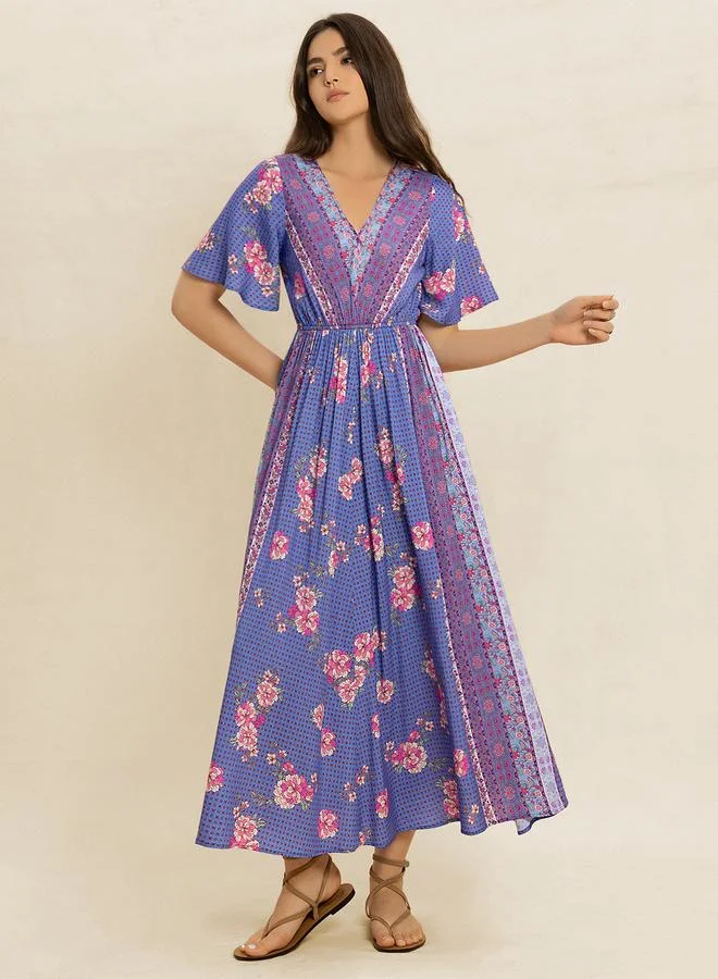 Take Two Take Two Women Floral Print Maxi Dress