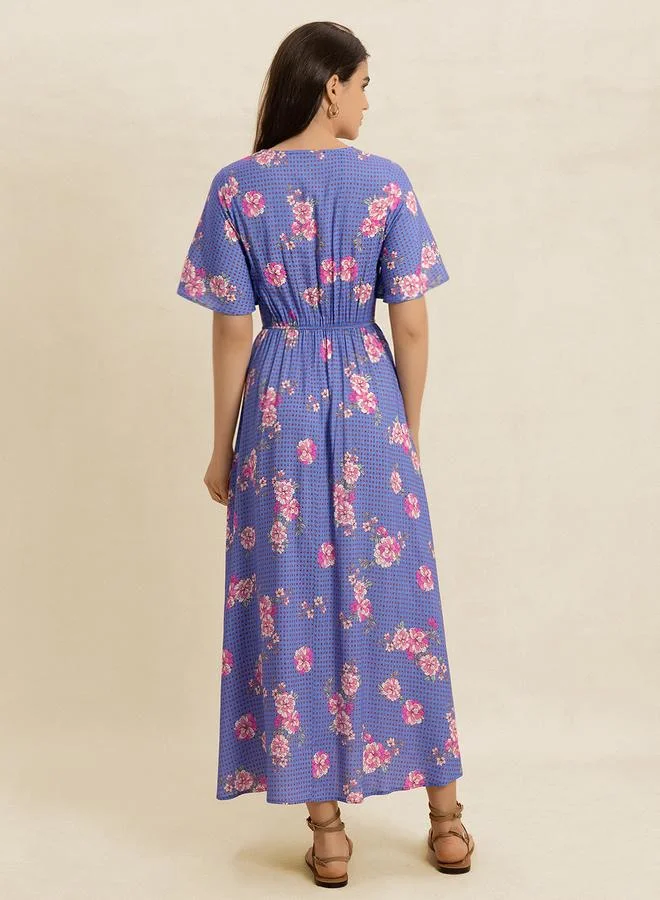 Take Two Take Two Women Floral Print Maxi Dress