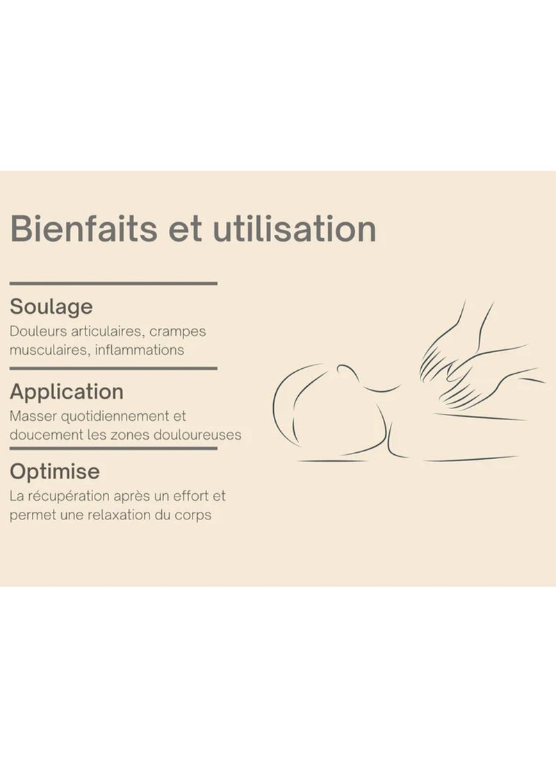 الجمل دهن سنام الجمل بلسم تدليك لتخفيف آلام المفاصل وخشونة الركب والعضلات 50 جرام (عبوة بلاستيكية) 4 قطع . - Image 2