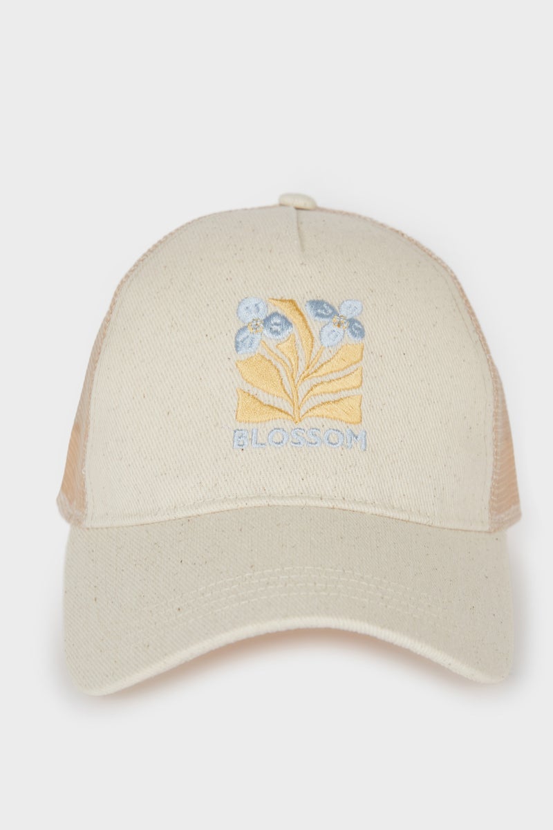DeFacto Woman Label Printed Woven Baseball Basketball Cap  - Image 3