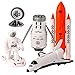Wbzle Space Exploration Shuttle Toys Space Explorer Toy Kit Include Signal Receivers Satellites Astronaut Space Scooter Space Toys Gift for Exploring Boys and Girls - Image 3