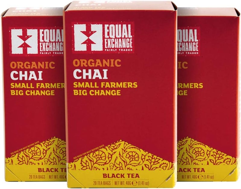 Equal Exchange Organic Chai Tea - Pack of 3 - Image 1