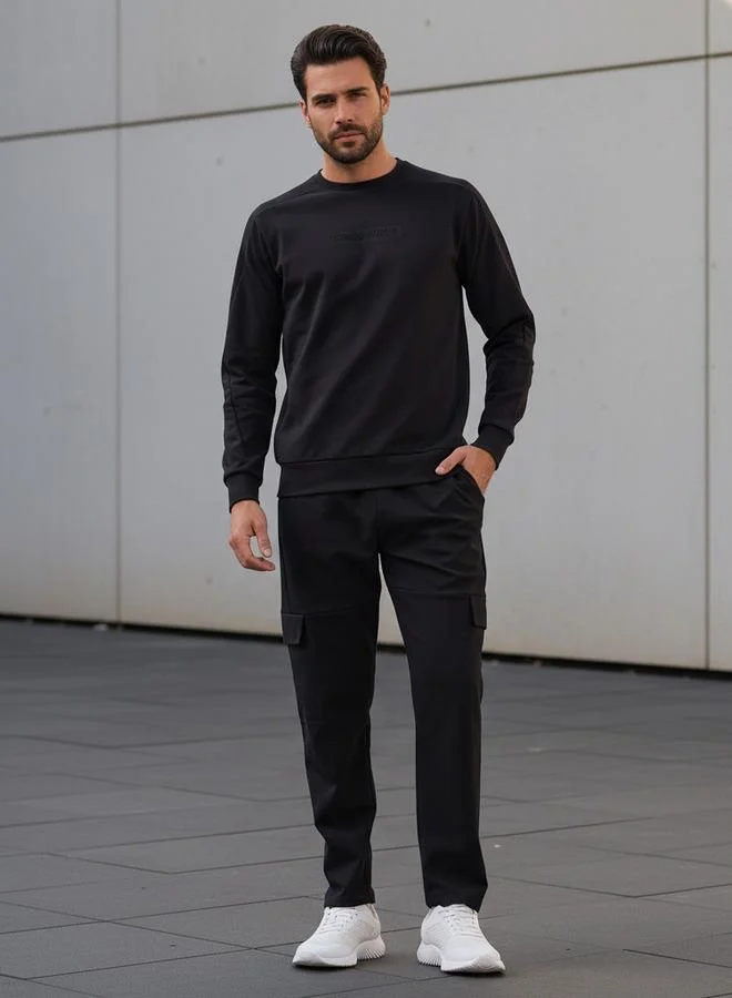 Splash Active  Men Regular Fit Cargo Joggers with Pockets for Men | Best Price UAE