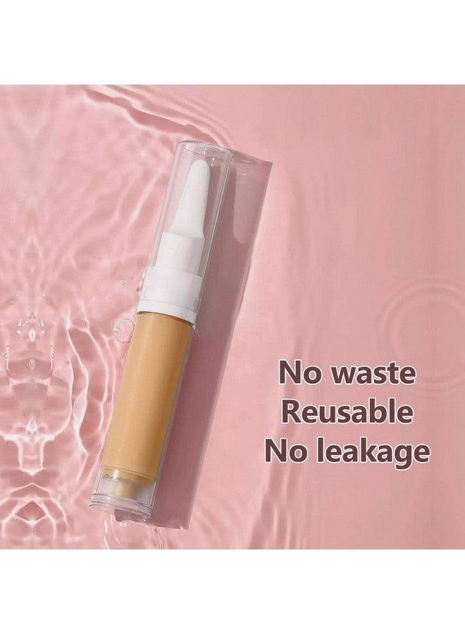 Prostuff.in¬Æ 10ml Travel-Sized Airless Vacuum Pump Bottle Leak-Proof, Unscented, and Portable Containers Liquid Dispenser Bottle for Lotion, Cream, Eye Serum, and Toiletries Cosmetic Container 2 Pcs - Image 3