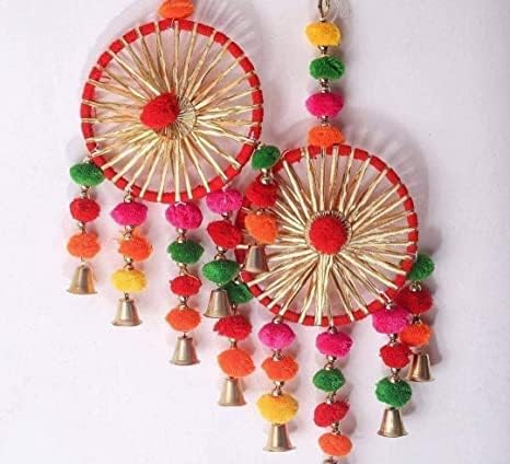 SP SELLPLUS Sellplus Backdrop Setup for Mehndi, Marrige, Pooja, ganpati,All Festivals/House Hold Functions/Haldi Function & Any Traditional Ceremonies (Set 62) - Image 3