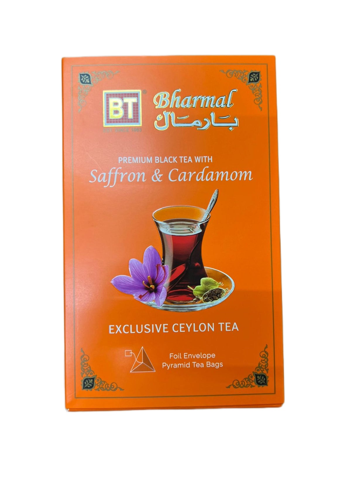 BHARMAL Premium black tea with Saffron and Cardamom teabags | Best ...